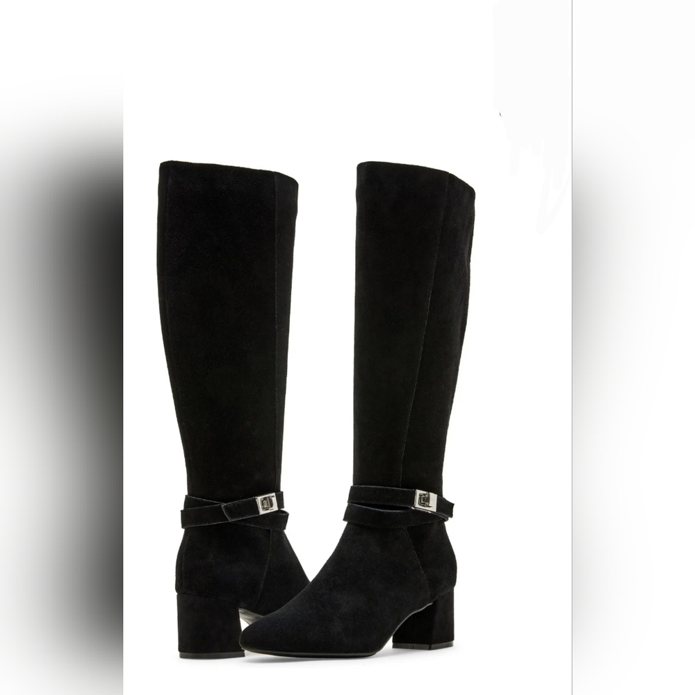Blondo Ashley Elegant Black Knee-High Women's Boots Sz 7.5 & 7  New